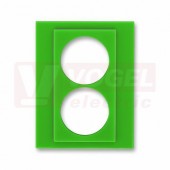 ND5513H-A2223 67 Díl výměnný pro kryt zásuvky dvojnásobné; zelená - Levit