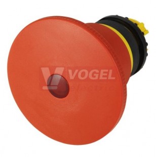 M22-PVLT45P Ovládací hlavice nouzového zastavení, otočná, prosvětlená, červená, 45mm (121460)