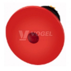 M22-PVL60P Ovládací hlavice nouzového zastavení, vytažení, prosvětlená, červená, 60mm (152861)