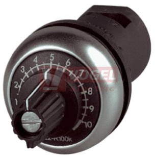 M22-R*-*-RH Potenciometr, IP65, velký ovládací knoflík, volitelný