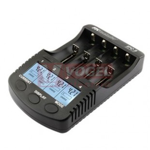 Nabíječka IPC-5 inteligentní mikroprocesorová, pro NiMH, NiCd, Li-ion - AA, AAA, 18650 + USB, 4 samostatně řízené šachty, nabíjecí proud až 1000 mA (4737974)