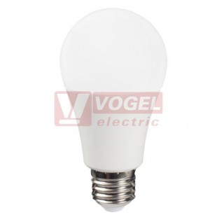Žárovka LED E27 230VAC   9,5W (jako 60W) 2700K, 806 lumen, řada SELLER, klasik, vyzař.úh. 160°, živ. 20000h, 15000 spín.cyklů  (321.070.87.0)