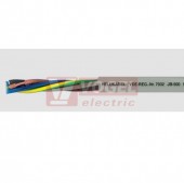 JB-500  5G  0,5mm2 kabel flexibilní 300/500V, PVC šedý, barevné žíly se ze/žl (11006)