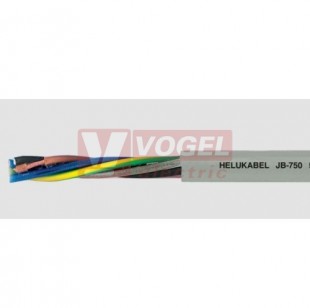 JB-750  5G 95mm2 kabel flexibilní, 450/750V, PVC šedý, barevné žíly se ze/žl (11147)