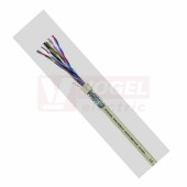 PAAR-TRONIC-CY 8x2x0,34 kabel, flexibilní, stíněný, barevné značení žil podle DIN 47100, žíly stočeny do párů, barva šedá (RAL7032), vnější pr.11,2mm, -30°C až +80°C, EMC, CE (19977)