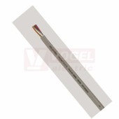 TRONIC (LiYY)  25x0,14mm2 kabel flexibilní datový, barevné žíly dle DIN 47100, barva šedá, nestíněný PVC, vnější pr.8,3mm, -40 až +80°C (18117)