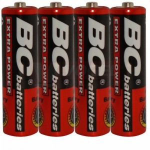 Baterie  1,50 V R6   tužková, zinkochlorid BC Extra Power MEGA (AA), shrink/12ks