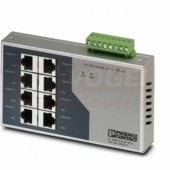 FL SWITCH SF 8TX  Přepínač Ethernet, s 8 porty TP-RJ45, detekce přenosové rychlosti 10 nebo 100 MBit/s (RJ45), funkce Autocrossing (2832771)