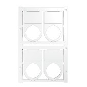 SM 27/18-22 K MC NE WS MultiCard, značení pod ovládací hlavice průměr 22mm SwitchMark, bez potisku, štítek bílý, v53,75mm x š27mm, samolepící, PA66 (1428170000)