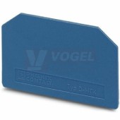 D-MTK BU Zakončovací kryt modrý, délka 46,2mm, š=1mm, v=28,3mm (3101090)