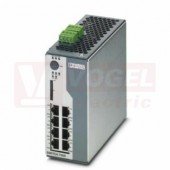 FL SWITCH 7008-EIP Managed Switch 7000, 8 Porty RJ45 10/100 MBit/s, krytí: IP20, PROFINET Conformance-Class A, EtherNet/IP (2701418)