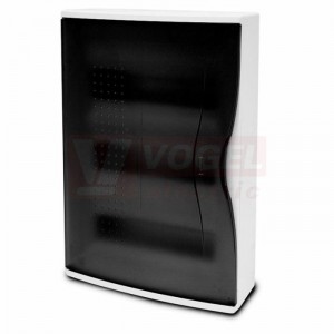 Rozvodnice  36M IP40 3ř (NUOVA 3636) povrchová/průhl. Dveře, svor. PE/N, barva bílá, IK08, materiál ABS, švh 310x460x110mm