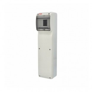 Rozvodnice zásuvková  6M IP65 1ř (AcquaCOMBI 3950),nástěnná, průhl.dvířka, všh 490x126x107mm,vč.svorkovnicí PE/N, s prostorem pro umístění zásuvek a ovládacích přístrojů