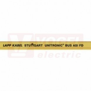Unitronic BUS ASI LD FD P 2x2,5 kabel datový, vysoce flexibilní, bezhalogenový, přenos dat a energie, žlutý vnější plášť, použití do ener.řetězů, RAL1023 (2170317)