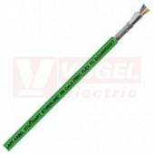 ETHERLINE PN Cat.5e FRNC FLEX FC 2x2x22/7AWG kabel pro průmyslový Ethernet, PROFINET typ B, pro pohyblivé použití, zelený vnější plášť z FRNC, stíněný CU opletem a AL kašírovanou plast.folií, barva zelená (RAL6018) (2170890)