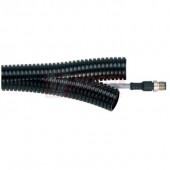 WST NW 10 dělená kabelová hadice "CONFIX", průměr 8,7/13,6mm, černá UV stabilní, polypropylen -40 až +105°C (31200)