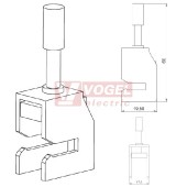 SKS 3-14 EMC šroubovací stínicí spona na sběrný pásek 10x3mm (36284)