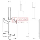 SKS 3-20 EMC šroubovací stínicí spona na sběrný pásek 10x3mm (36285)