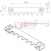 ZL 121/SB-EMC-1 stínící plech pro odlehčovací lištu (36330)