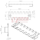 ZL 121/SB-EMC-2 stínící plech pro odlehčovací lištu (37158)