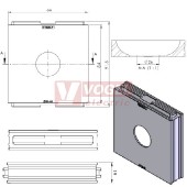 KTMB-P 34-44 mm průchodková vložka šedá pro KEL 183  (41415)