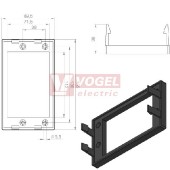 KEL-SNAP 24E nacvakávací patice, černá, IP54 (42044)