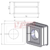 KTF 42 průchodková vložka pro KEL-JUMBO, rozsah 41-44 mm (42382)