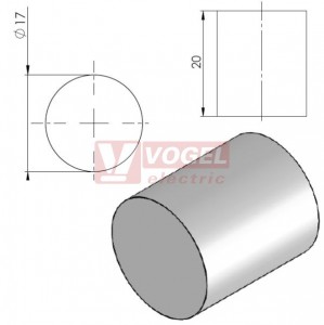 ST ucpávka 17 mm  (42881)