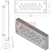 KEL-DPU 24/20 membránová průchodka šedá, IP68, 12x3,2-5,5mm, 8x5-10,5mm (43938)