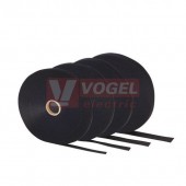 KLB10 kabelový pásek na suchý zip, šíře 10 mm, délka 25m, černý (61011)