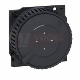 NSYCVF550M24FB Ventilační box  550m3/h 24V DC 50/60Hz,  rozměr všh 223x223x90mm, 60dB, IP55 venkovní, IP44 vniřní, RAL7016 tm. šedá, pružinové svorky, pro náročné venkovní aplikace