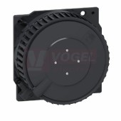 NSYCVF550M24FB Ventilační box  550m3/h 24V DC 50/60Hz,  rozměr všh 223x223x90mm, 60dB, IP55 venkovní, IP44 vniřní, RAL7016 tm. šedá, pružinové svorky, pro náročné venkovní aplikace