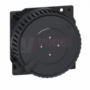 NSYCVF550M24FB Ventilační box  550m3/h 24V DC 50/60Hz,  rozměr všh 223x223x90mm, 60dB, IP55 venkovní, IP44 vniřní, RAL7016 tm. šedá, pružinové svorky, pro náročné venkovní aplikace