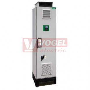 ATV950C20N4F Frekvenční měnič 200 kW, In = 370 A, 3 x 380 až 440 V, IP 54, třída 3C3 a 3S3, EMC filtr C3, vstupní odpínač, vstupní a motorová tlumivka, rychlé polovodičové pojistky, bez brzdného modulu, sam. stojící