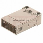 09140083011 Han Gigabit module, V, konektor 8pin+PE 5A/50V, krimpovací, 0,09-0,52mm2 (krimp. kontakty obj. zvlášť)