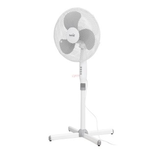 Ventilátor stojanový SF40, průměr 40cm, 3 rychlosti, 45W, barva bílá, výška 100 - 130 cm, možnost oscilace