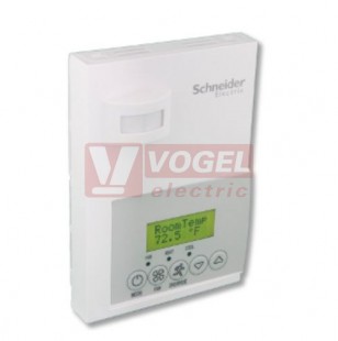 SE7300F5545W-VWA Fancoilový regulátor, Zigbee, analog. říz., s PIR, komp. s bezdr. ok./dv. kontaktem