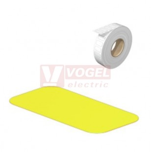 SM 18/9.5 MM GE MultiMark, značení do nosičů štítků ovl.hlavic, štítek š/v 18x9,5mm, žlutý, samolepící, materiál Polyester (2006240000)