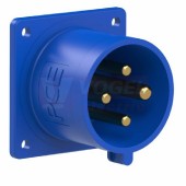 Přívodka vestavná 4P  32A 230V IP44 9h PCE 624-9, Twist šroubová, přímá