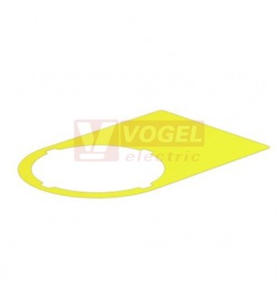 SM 36/18-30 MM GE MultiMark, značení ovl.hlavic s prům.otvoru 30mm, štítek 36x18mm, žlutý, samolepící, materiál Polyester (2006080000)