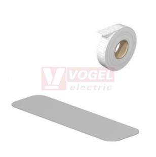 SM 27/8 MM GR MultiMark, značení do nosičů štítků ovl.hlavic, štítek š/v 27x8mm, šedý, samolepící, materiál Polyester (2006480000)