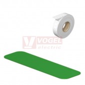 SM 27/8 MM GN MultiMark, značení do nosičů štítků ovl.hlavic, štítek š/v 27x8mm, zelený, samolepící, materiál Polyester (2006490000)