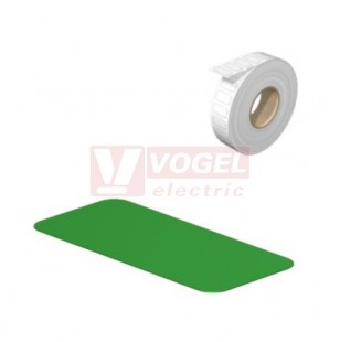SM 27/12.5 MM GN MultiMark, značení do nosičů štítků ovl.hlavic, štítek š/v 27x12,5mm, zelený, samolepící, materiál Polyester (2006550000)