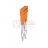 ZQV 4N/ 2 OR propojka  2-pólová oranžová, rozteč 6,1mm  (1527930000)
