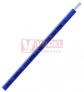 H07V-K 1x8AWG (10mm2) tm.modrý, vodič jednožilový Cu, MULTI-STANDARD SC 2.1 aprobace UL (MTW), CSA (TEW), HAR (4160814)