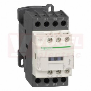 LC1D188SD    Stykač 4P 2Z+2V 32A AC-1, 72V DC, pomoc.kont.  1"Z"+1"V", šroub.svorky, cívka s odruš.modulem