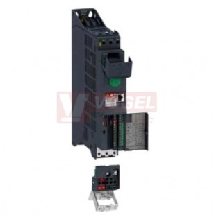 ATV320U06N4B Frekvenční měnič 0,55 kW, In = 1,9 A, 3 x 380 až 500 V, IP 20, třída 3C3 a 3S2, EMC filtr C2, book