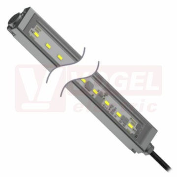 WLS28-2XW710DS osvětlení pracovní plochy 12-30V DC, barva světla bílá, 1500lumen, 6500K, difuzor polykarbonát rozptýlený, kabel 2m, tělo hliník, rozměr 746,5x28x20,9mm, IP65/IP67/IP69 (3088054)