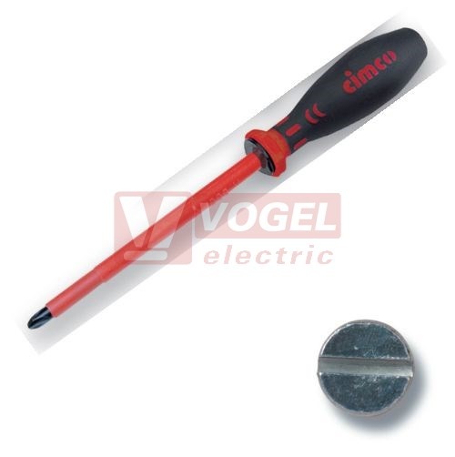 Šroubovák plochý 8,0x175mm s izolací 1000V (Cimco 117708)