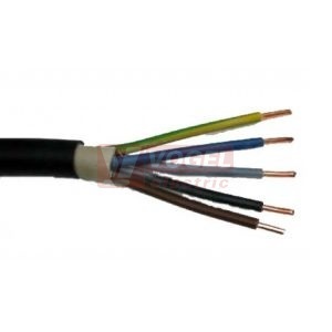 CYKY-J 5x10 mm2 kabel instalační, PVC černý, RE (ZŽ,M,H,Č,Š)
